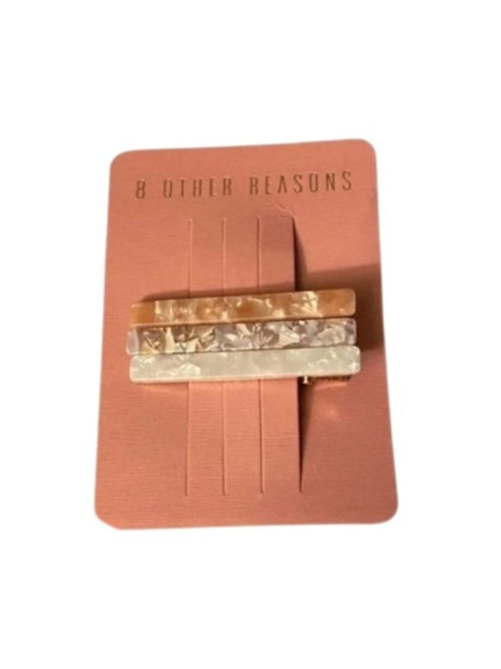 3 Different Colored‎ Hair Clips. Ladies Women's Fashion Accessories